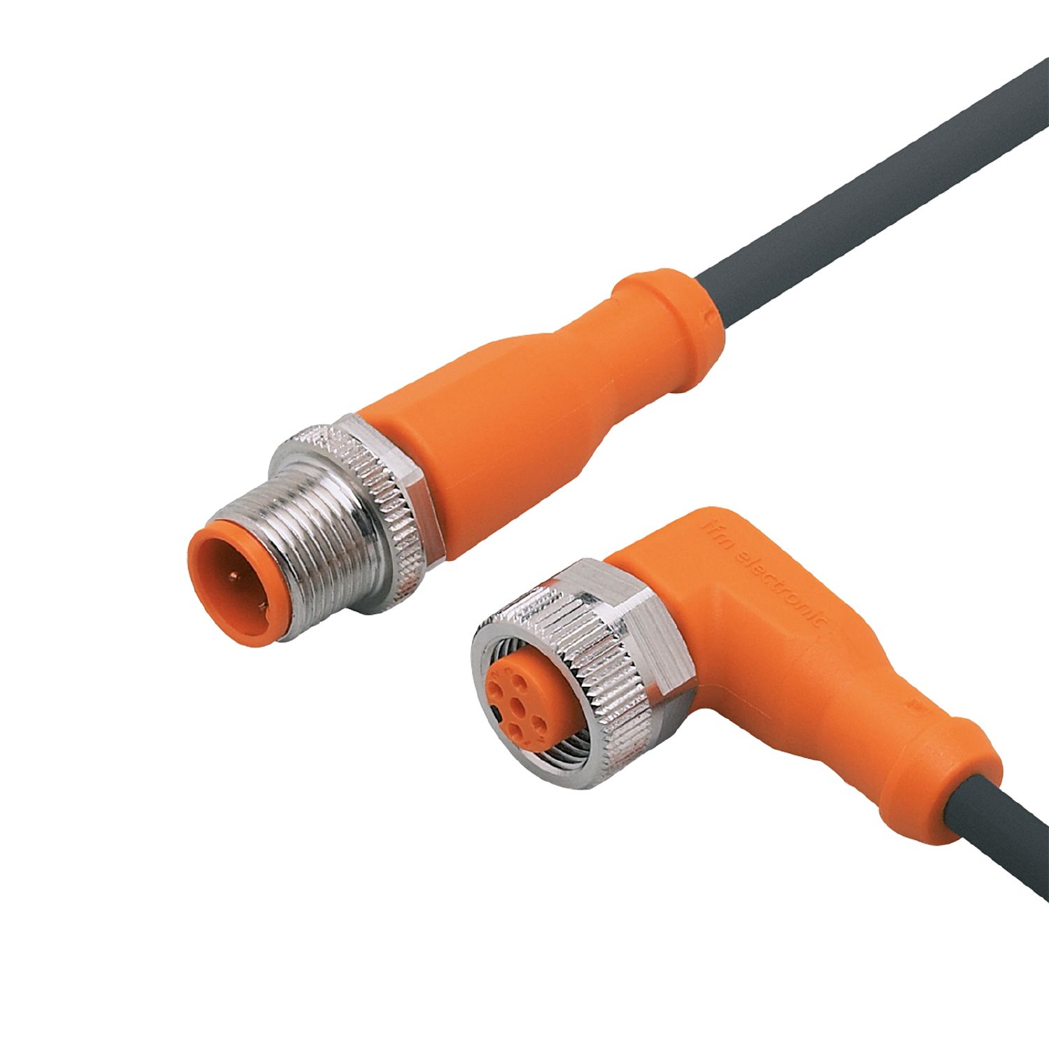 Câble de connexion EVC018 2m M12 droit-coudé