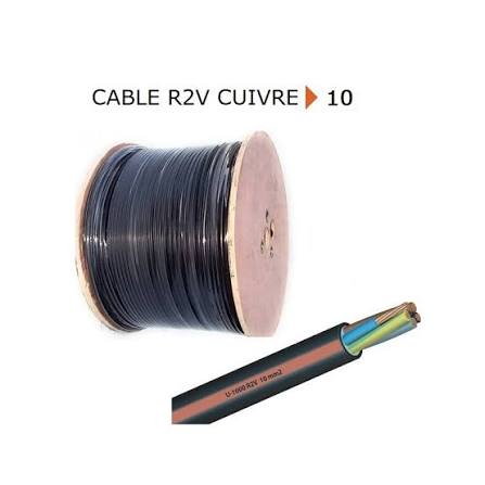 Câble RO2V  4G10 mm²