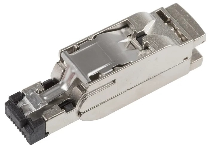 Connecteur RJ45 cat 5 Siemens série FastConnect Mâle, Blindé Montage sur câble Droit