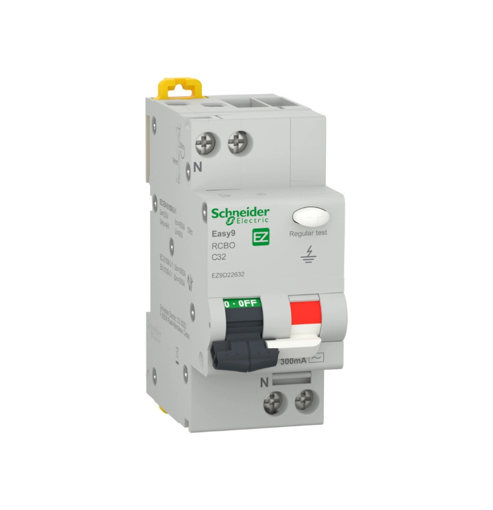Disjoncteur différentiel Easy9 1P+N C-32A 4.5kA 300mA