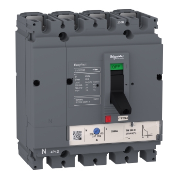 Disjoncteur EasyPact CVS160B TM160D 4P3D