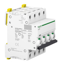 Disjoncteur modulaire miniature, 4P, 20 A, courbe C, 6000 A, 10 kA Acti9 iC60N - Genielec sarl