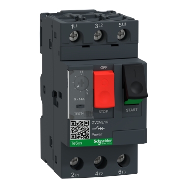 Disjoncteur moteur - 9..14A - 3P 3d - magnéto-thermique