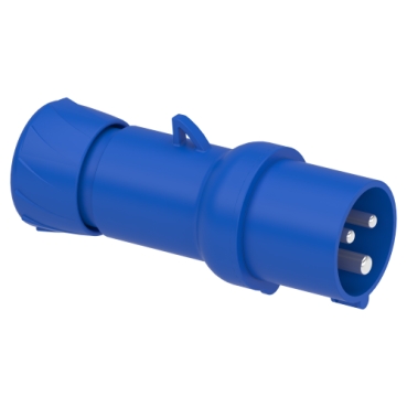 fiche mobile industrielle droite - 16 A - 2P+T - 200-250 V CA - IP44 - Mureva