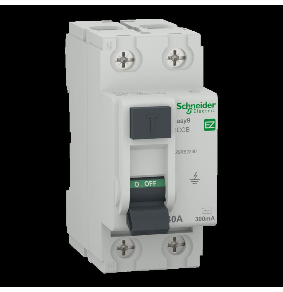 Interrupteur Différentiel Easy9 XP RCCB 2P 40A, 300mA AC