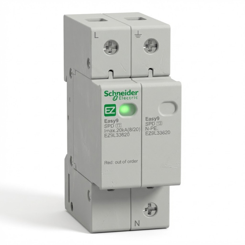 Parafoudre Easy9 - 1P+N - 230 V - 20 kA