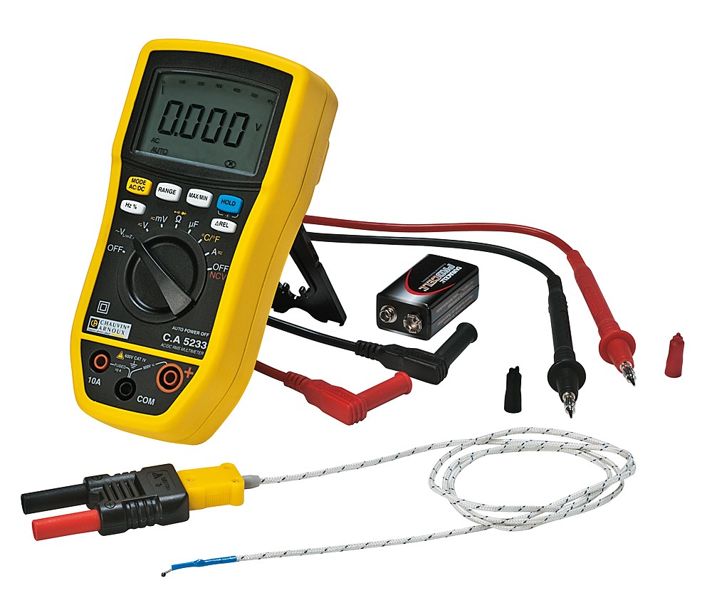 Pince multimetre numerique CA 5233 - Genielec sarl