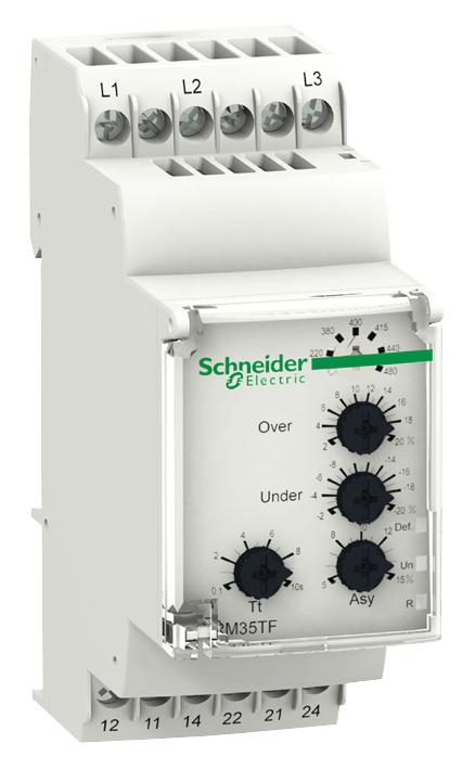 Relais de contrôle de phases multifonction  RM35TF30 Schneider - Genielec sarl