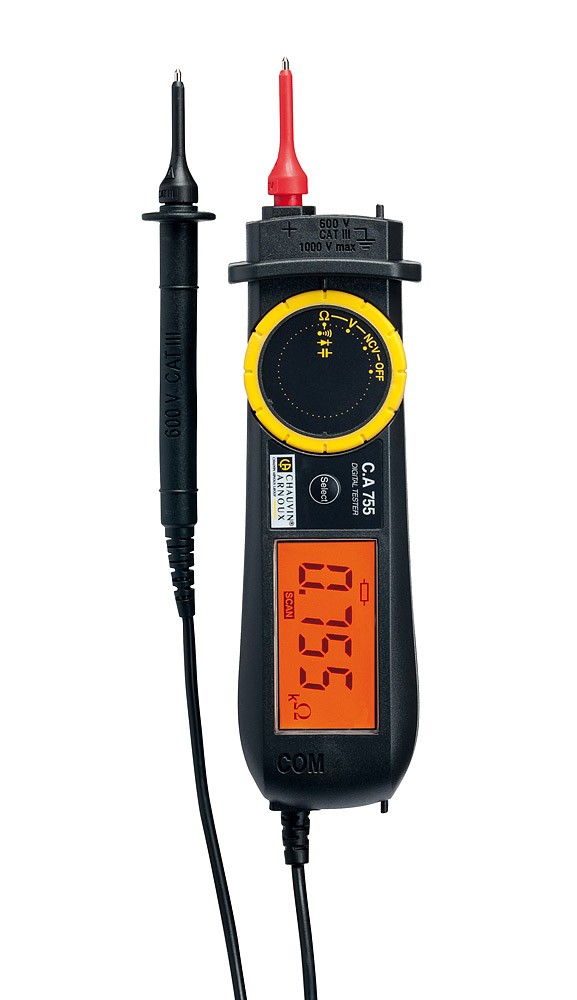 Testeur de tension numerique CA 755