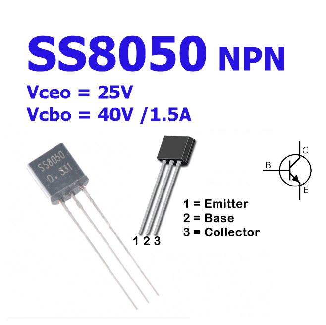 Transistor bipolaire NPN SS8050